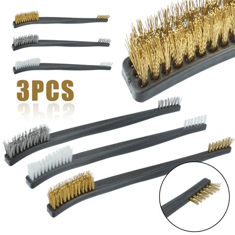 Aliexpress Buy 3pcs Set Stainless Steel Mini Wire Brush Set Brass