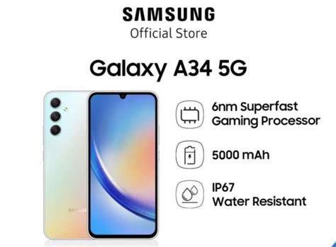 Hp Samsung Terbaru 2023 Daftar Harga HP Samsung A34 5G Baru Dan