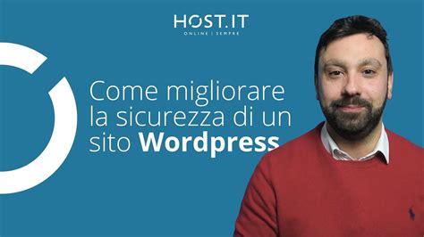 Come Migliorare La Sicurezza Di Un Sito WordPress YouTube