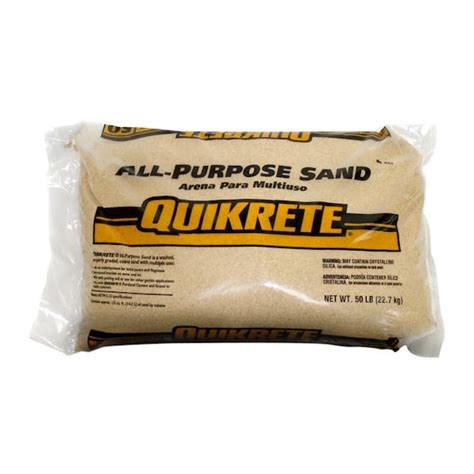 Quikrete 50 Lb All Purpose Sand G030 The Home Depot