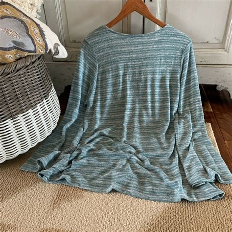 Figleaffashion Tops Boutique Long Sleeve Hooded Thermal Tee Knit
