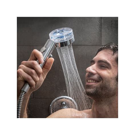 360 Rotating Shower With Pressure Propeller