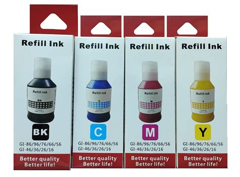 Canon өнгөт принтерийн хор GI 76 pigment ink C Toptoner Тод хэвлэнэ