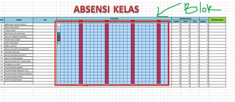 Cara Membuat Absen Kelas Di Excel Kumpulan Tips 21385 Hot Sex Picture