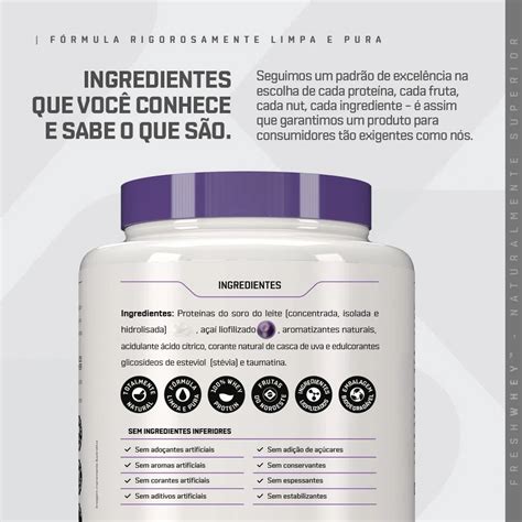 Fresh Whey Dux 450g Açaí Frete grátis