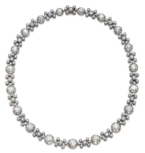 A Diamond Riviere Necklace
