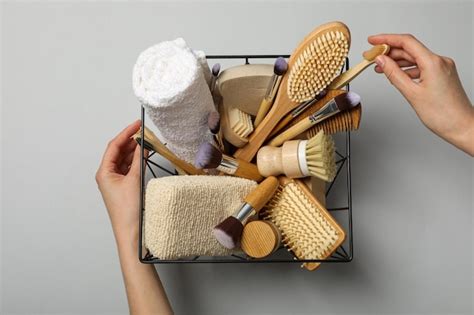 Premium Photo | Self care concept bamboo accessories for self care