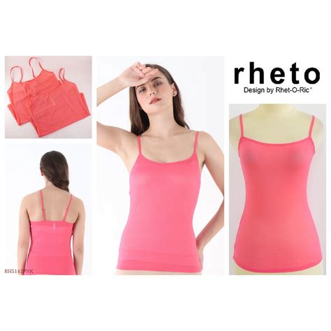 Jual Kamisol Lingerie Atasan Dalaman Wanita Tank Top Pink Sexy