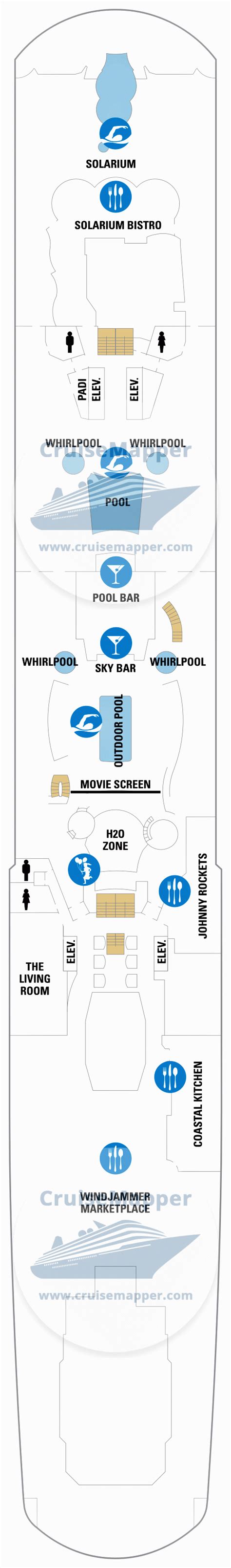 Anthem Of The Seas Deck 14 Plan Cruisemapper