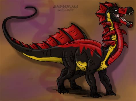 Jurassic Park Chaos Effect: Amargospinus by Fnafnir on DeviantArt