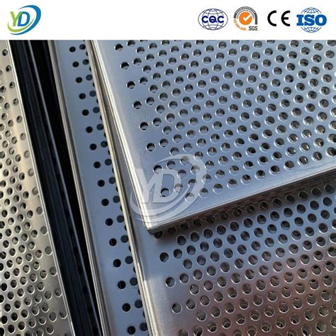 Yeeda Wire Mesh Round Hole Perforated Aluminum Sheet Diamond Hole Shape