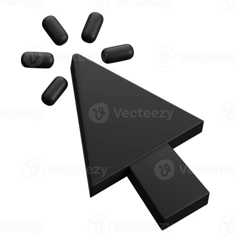 Cursor Clicking 3d Icon 21594552 Png