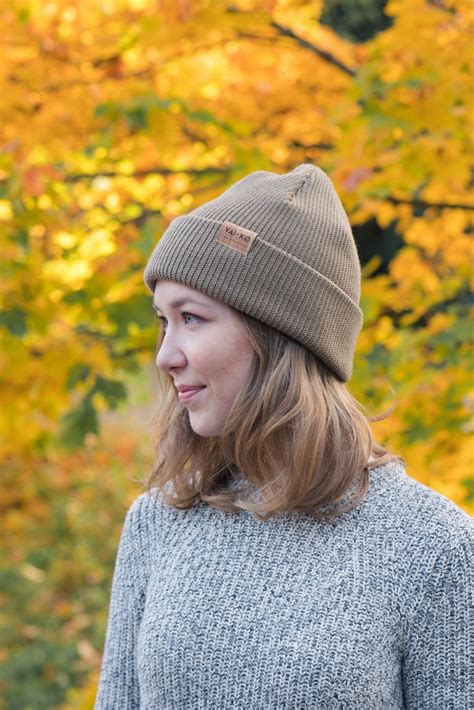 Cozy Beanie Outfit For Women Fall Outfit With Grey And Beige Fall