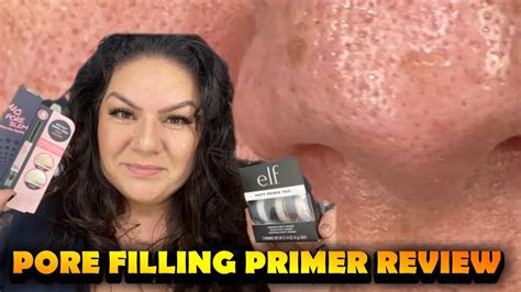 Pore Filling Primer Review Elf Poreless Putty Primer Vs Touch In Sol No Pore Blem Youtube