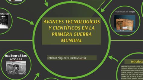 AVANCES TECNOLOGÍCOS Y CIENTÍFICOS EN LA 1RA GUERRA MUNDIAL by Esteban