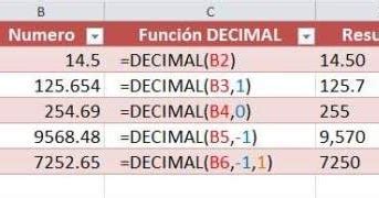 Expertos en Excel Personal Consulting S A Función DECIMAL