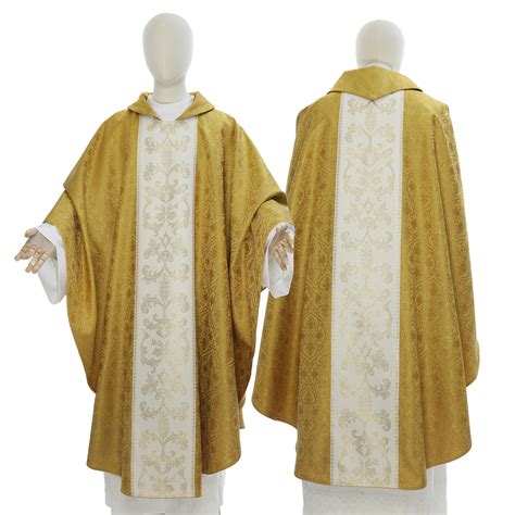 Gothic Chasuble G Gold Unlined Chasubles Gothic Chasubles