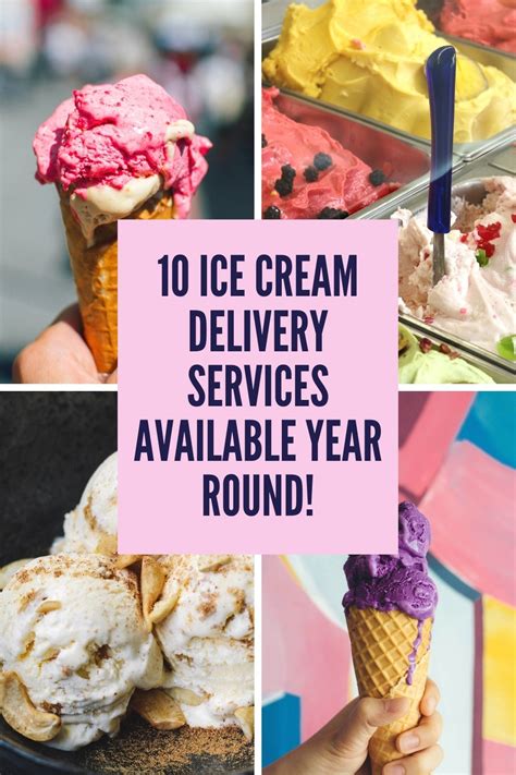 10 Ice Cream Delivery Services Available Year Round! | Food For Net