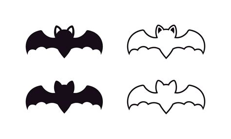 Simple Bat Outline