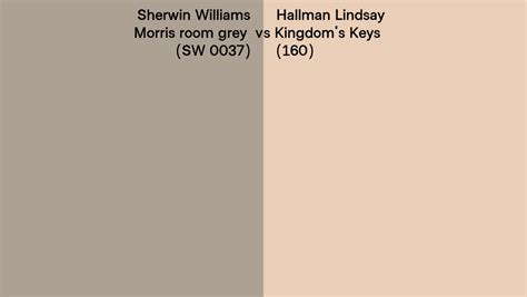 Sherwin Williams Morris Room Grey SW 0037 Vs Hallman Lindsay Kingdom