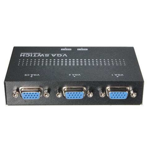 2 входа 1 выход VGA PORTE монитор два источника РУЧНОЙ ПЕРЕКЛЮЧАТЕЛЬ ...