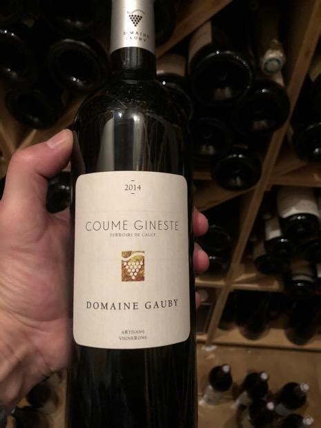 2014 Domaine Gauby Côtes Catalanes Coume Gineste France Languedoc