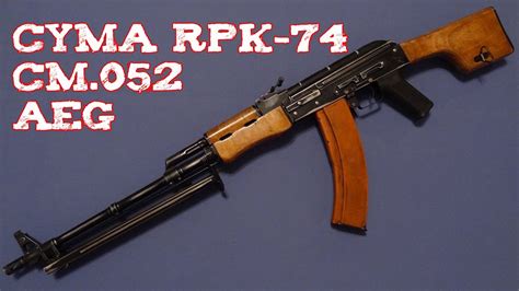 Review Cyma Rpk 74 Cm 052 Aeg Youtube