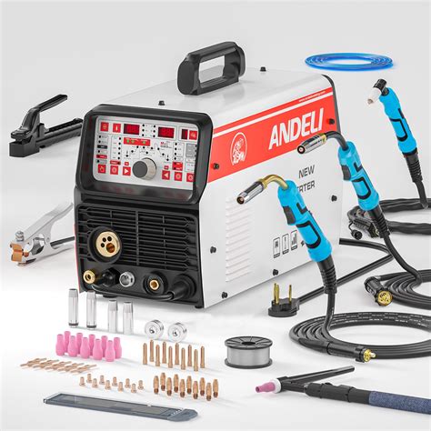 Buy ANDELI 220V Aluminum MIG Welder MIG TIG CUT COLD MMA MIG Welding