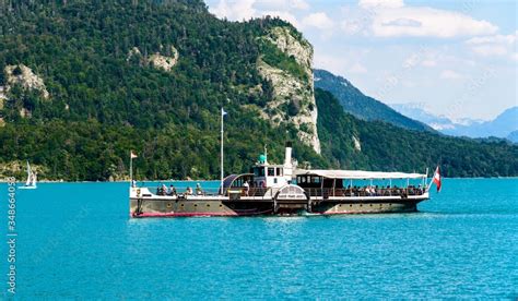 Wolfgangsee lake by in St Gilgen. Salzkammergut, Salzburg, Austria ...