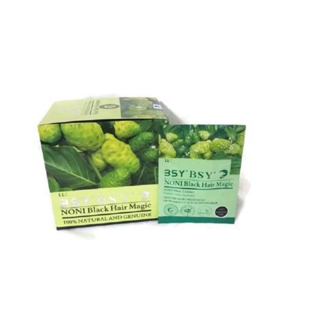 BSY Noni Black Hair Magic 5sachets Lazada