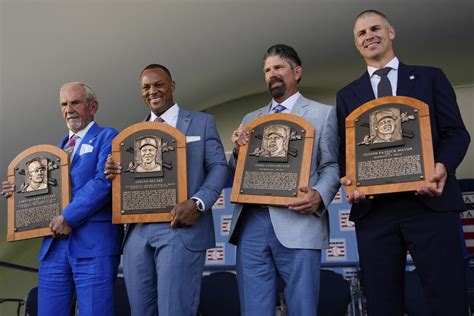 Adrian Beltre Joe Mauer Todd Helton Jim Leyland Officially Inducted