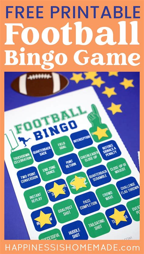 How To Play Football Bingo With Free Cards To Get Started Teste Sua