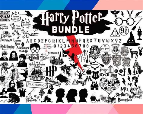 Harry Potter Svg Bundle 5000 Files Harry Potter Svg Eps Png Dxf Zerosvg