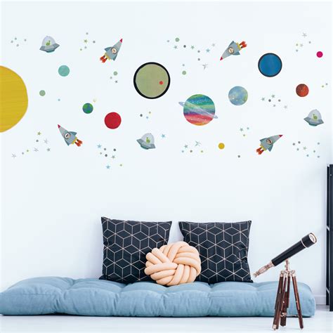 Space Adventure Wall Sticker Pack | Stickerscape