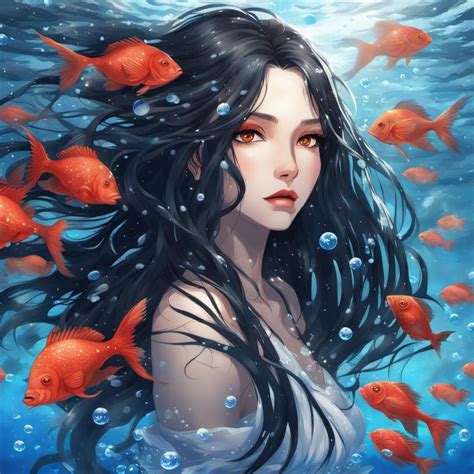 An Anime Goddess Of Water By Luckygodofenvy24 On Deviantart