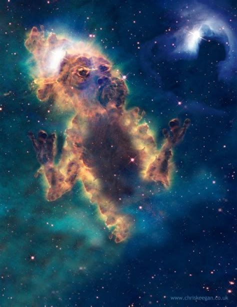 Des images de Hubble transformées en monstres La boite verte