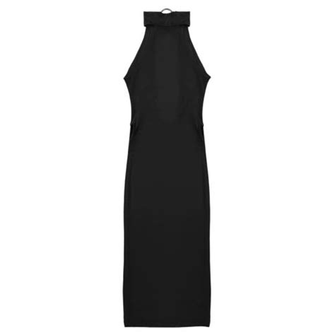 Womens Ultra Thin Lingerie Sleeveless High Slit Legs Cheongsam Nightgown Dress EBay