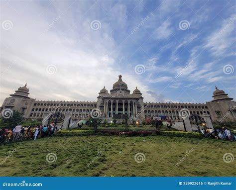 Vidhana Soudha Editorial Photo Image Of Flag Landscape 289922616