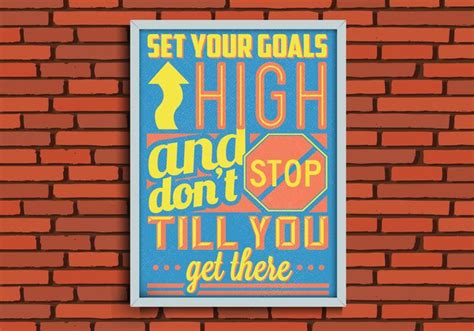 Goals Poster Vector 136172 Vector Art At Vecteezy