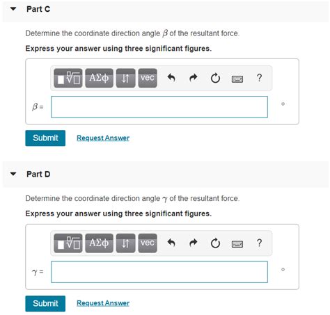 Solved Part A Suppose that F2 = 500 N (Figure 1) Determine | Chegg.com