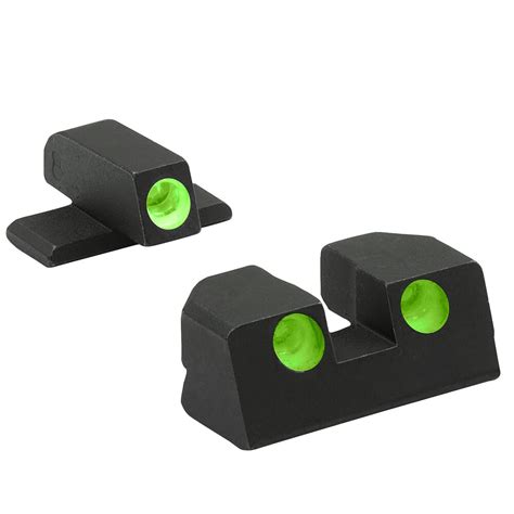 Meprolight Tru Dot Springfield Xd 9mm 40 Green Green Fixed Pistol Sight Set 114103101 For Sale