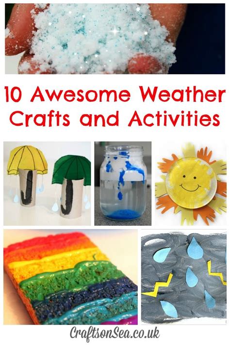 Weather Crafts And Activities For Kids Weather Crafts Weather