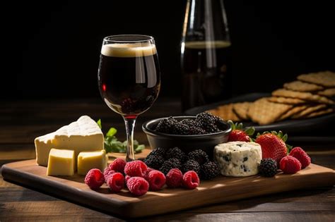 Premium Photo | Brews Bites Flavor Fusion