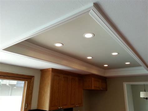 Custom recessed lights replace the old fluorescent light ... | Bright ...