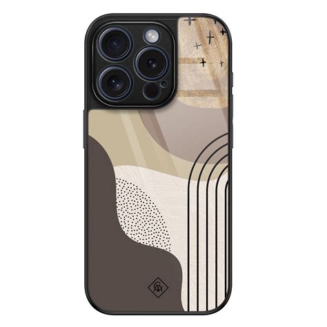 Casimoda Iphone Pro Glazen Hardcase Abstract Almond Casimoda Nl