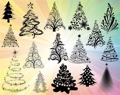 Papercraft Craft Supplies And Tools Christmas Trees Svg For Cricut Four X