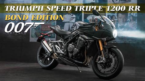 Triumph Speed Triple 1200 Rr Bond Edition Zum Bond Jubiläum