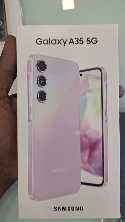 Samsung Galaxy A35 Lilac Colour 1st Look Youtube