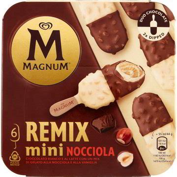 Stecco Gelato Magnum Mini Remix Nocciola X6 ALGIDA 6 X 44 G Coop Shop