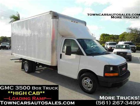 Gmc Savana 3500 Cutaway Box Truck 2014 Van Box Trucks